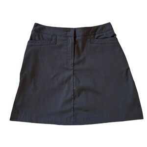 Tail Women's Black Polyester Blend Zipper Close Skort Size 8